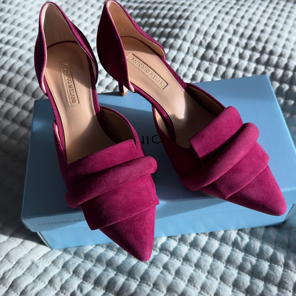 New Antonio Melani Ermela Leather D’Orsay Pumps Size 5.5